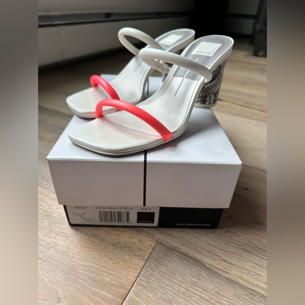 Dolce Vita Coral Multi Stella Heels